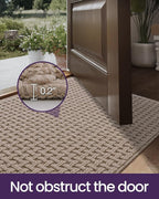 DEXI Washable Door Mat Indoor Entrance, 36x60 Dirt Trapper Front Entryway - Image 7