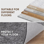 BALEINE Felt Non Slip Rug Pads, Extra Large 1/8" Thick Felt and Rubber Backing - Image 7