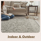 MontVoo-Outdoor Rug-Patio Rug 5x7 ft Polypropylene Indoor Outdoor Rugs Carpet - Image 2