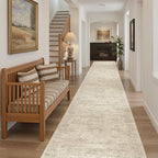 Soalmost Runner Rug 2'6" x 14' Washable Non-Slip Runner Rugs by Soalmost