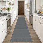 KOZYFLY Runners Rugs for Hallway 2x10, Washable Runner Rug, Woven Non Slip - Image 2