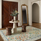 Machine Washable Rugs for Living Room: 6x9 Area Rugs for Bedroom Vintage Stain - Image 7