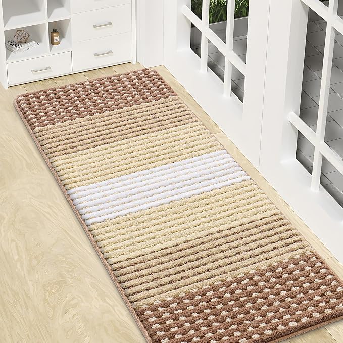 Kitinjoy Indoor Outdoor Door Mat, 47x17 Non-Slip Absorbent Dirt Trapper by Kitinjoy