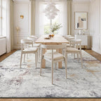 Rugflix 10x14 Area Rugs for Living Room, Washable Large Rug Stain-Resistant Low - Image 3