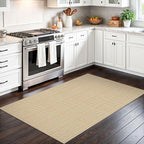 IOHOUZE Washable Area Rug 3x5 Non Slip Rubber Backed Woven Rugs - Image 7