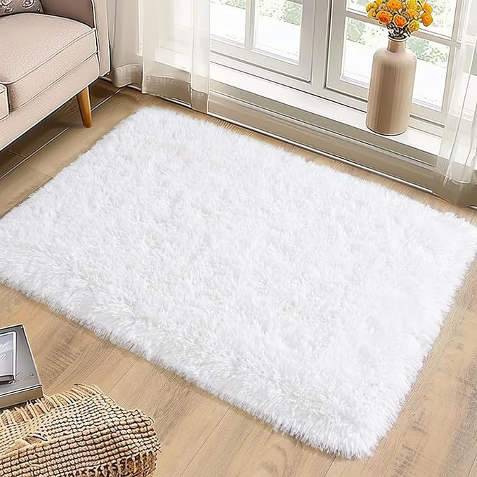 Shaggy Rugs for Bedroom Living Room Dorm Kids Room Decor, Soft Modern Indoor - Image 3