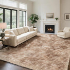 yongyangjuxin Fluffy Rug Shag Area Rug, Mottling Beige 10x14 Area Rugs by Yongyangjuxi