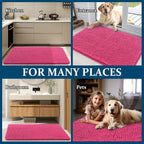 OLANLY Dog Door Mat for Muddy Paws 35x24, Absorbs Moisture and Dirt, Absorbent - Image 8