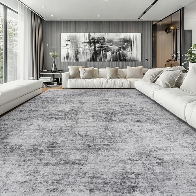 8x10 Area Rugs for Living Room Rug Washable: Modern Large Rug for Dining Room - Image 9