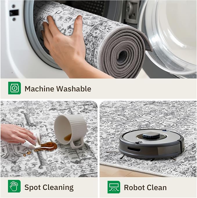 Washable 2x8 Runner Rug - Image 4