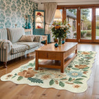 Lahome Floral Living Room Rug, 5x7 Rugs - Image 3