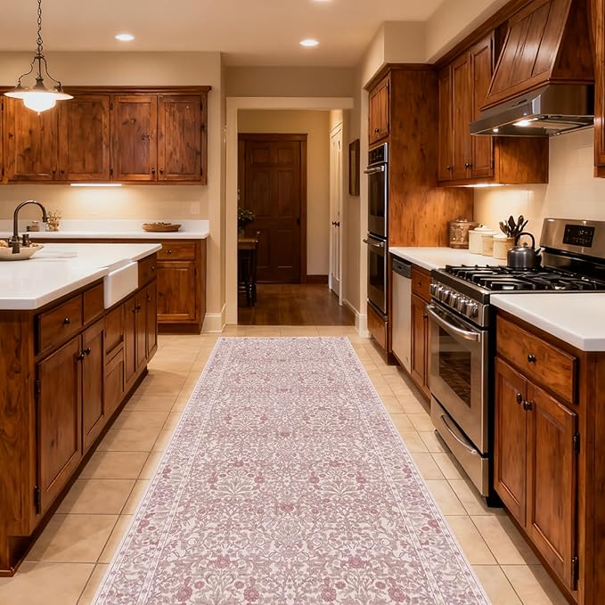Washable 2'6" x 8' Runners for Hallways, Non Slip Long Floor Runner for Kitchen - Image 2