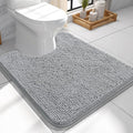 OLANLY Toilet Rugs U-Shaped 24x24, Extra Soft Absorbent Chenille Contour by OLANLY