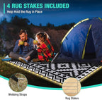 HAUSHOF 5'X8' Outdoor Rug Waterproof - Image 4