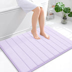 OLANLY Memory Foam Bath Mat 40x32, Super Soft Absorbent Bathroom Rugs, Quick Dry by OLANLY