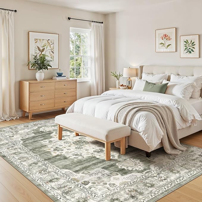 5x7 Washable Area Rug - Image 7