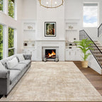 6x9 Area Rugs Washable Rug: Large Modern Abstract Living Room Rug Soft by GENTDRIZZ