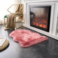 EasyJoy Ultra Soft Fluffy Shaggy Area Rug Faux Fur Rug Chair Cover Seat Pad by EasyJoy