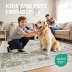 zesthome 8x10 Area Rugs for Living Room, Non-Slip Backing Washable Rugs - Image 7
