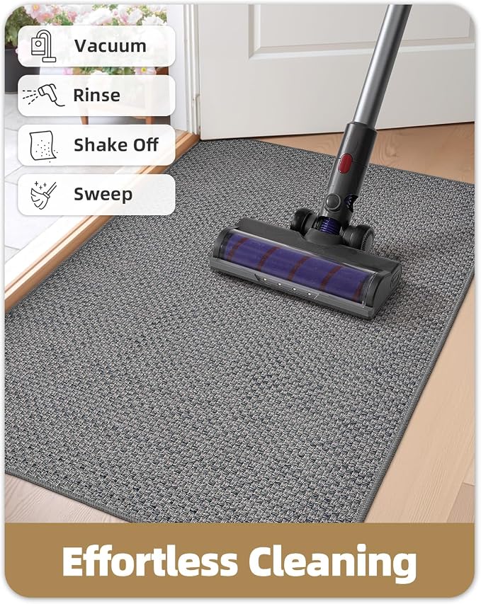 Color&Geometry Ultra-Thin Indoor Door Mat, Washable Doormat - Image 8