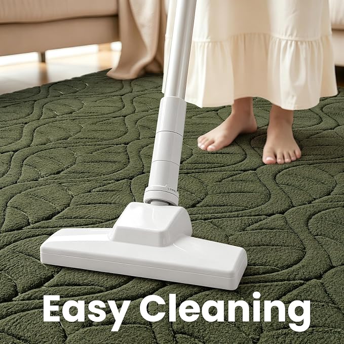 Macgace 3x5 Green Area Rug, Washable Shag Carpet, Kids Room Nursery Rugs - Image 8