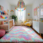 Amdrebio Rainbow Unicorn Colorful Kids Rugs - Image 5