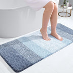 OLANLY Bathroom Runner Rugs Mat 44x20, Extra Soft Absorbent Microfiber Bath Rugs by OLANLY