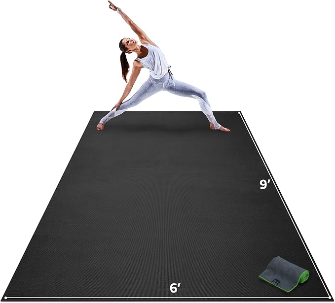 Gorilla Mats Extra Large Yoga Mat – 9'x6' by YoGorillaMats
