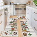 Vaukki Boho Kitchen Rug Sets 3 Pieces, Washable Kitchen Mats by Vaukki