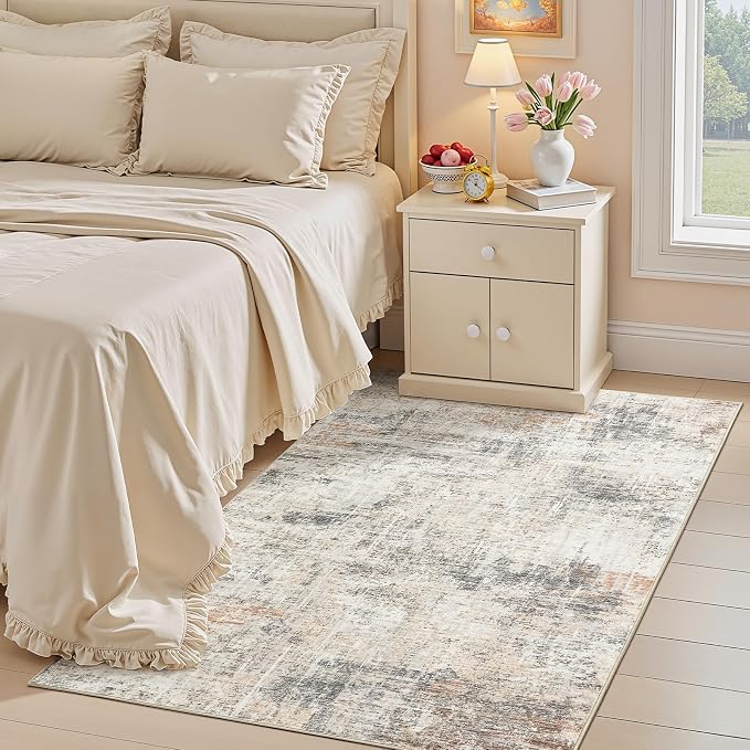 Lofus 3x5 Area Rug for Entryway, Washablee Soft Rugs for Bedroom, Living Room - Image 4