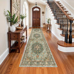 Washable Oriental Hallway Runner Rug by TOPRUUG