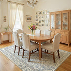 jinchan Zenith Floral 6x9 Area Rug Soft Low-Pile Living Room Rug Machine - Image 3