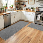 Faux Jute Hallway Runner Rug 2'x10', Washable & Non-Slip, No Odor. Farmhouse - Image 5