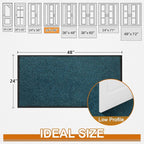 Mibao Front Door Mat Indoor Entrance, Dirt Trapper Welcome Mat - Image 2