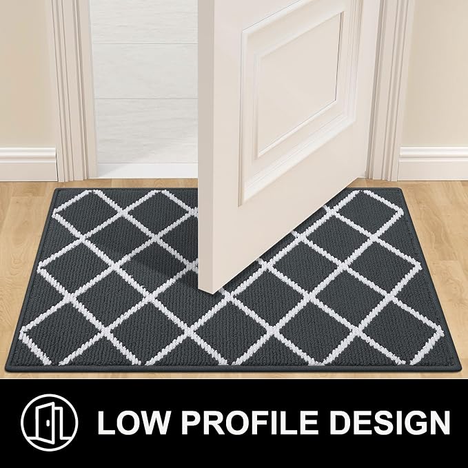 Finchitty Indoor Door Mat, Dirt Resistant and Absorbent, Low-Profile, Washable - Image 4