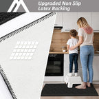 COSY HOMEER-Kitchen-Rugs-Non-Slip-Washable 24"x60" Absorbent Kitchen Runner - Image 4