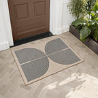 Lahome Enfys Rainbow Easy Jute Rug, 2x3 Farmhouse Kitchen Rugs Non Slip - Image 2