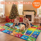 Unirea 3x5 Kids Rug for Playroom Bedroom Living Room, Washable Educational Play - Image 3