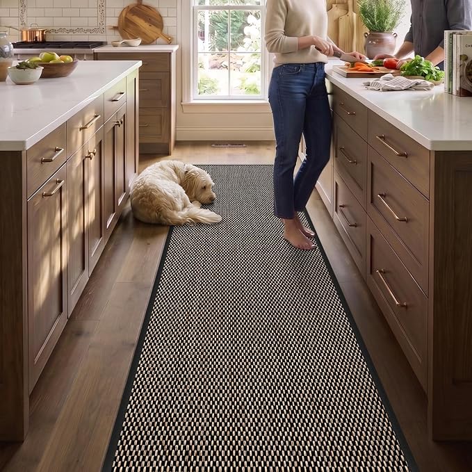 DEX Hallway Runner Rug 2x6, Non Slip Rubber Backing Inside Entryway Carpet - Image 8
