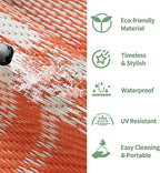 GENIMO Waterproof Outdoor Rug for Patio Clearance, Lightweight RV Camping Mat - Image 6