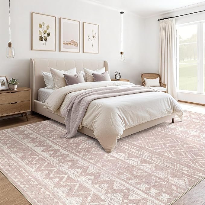 cotiled 5x7 Area Rugs Living Room Rug: Washable Boho Rugs - Image 3