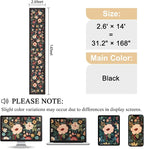 DUKINO 2.6x14 Kitchen Runner Rug, Lightweight Floral Washable Rug - Image 2