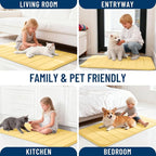 OLANLY Memory Foam Bath Mat 34x21, Super Soft Absorbent Bathroom Rugs, Quick Dry - Image 9
