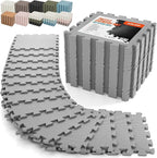 AIRHOP 18 PCS Gym Floor Mat, EVA Foam Puzzle Gym Mat, High-Density Interlocking by Airhop