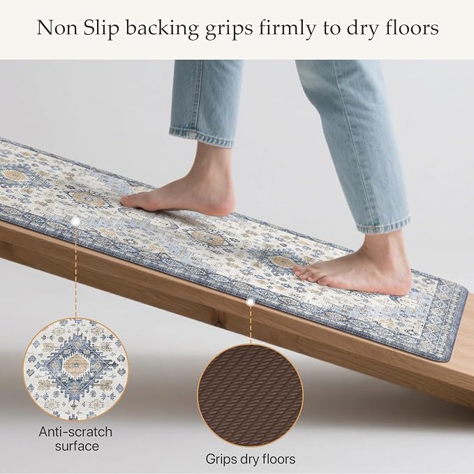 GENIMO Kitchen Mats for Floor, Waterproof Anti Fatigue Mat, Comfort Standing - Image 4