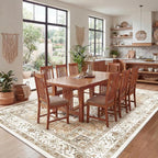AMADA HOMEFURNISHING 9x12 Area Rugs, Low-Profile Large Washable Area Rug - Image 8
