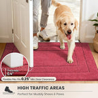 PURRUGS Dirt Trapping Door Mat 34" x 59", Non-Slip/Skid Machine Washable - Image 6