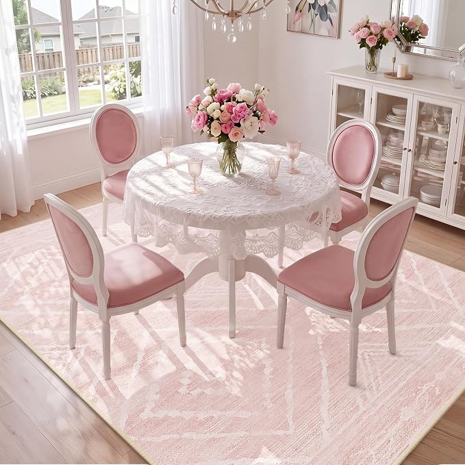 BESTSWEETIE Area Rug 5x7 Rug Machine Washable Non-Slip Low Pile Print Pattern - Image 7