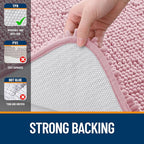 OLANLY Large Bathroom Rugs 47x32, Extra Soft Absorbent Chenille Bath Rugs - Image 6