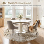 6ft Round Area Rug Living Room Rugs - Image 3